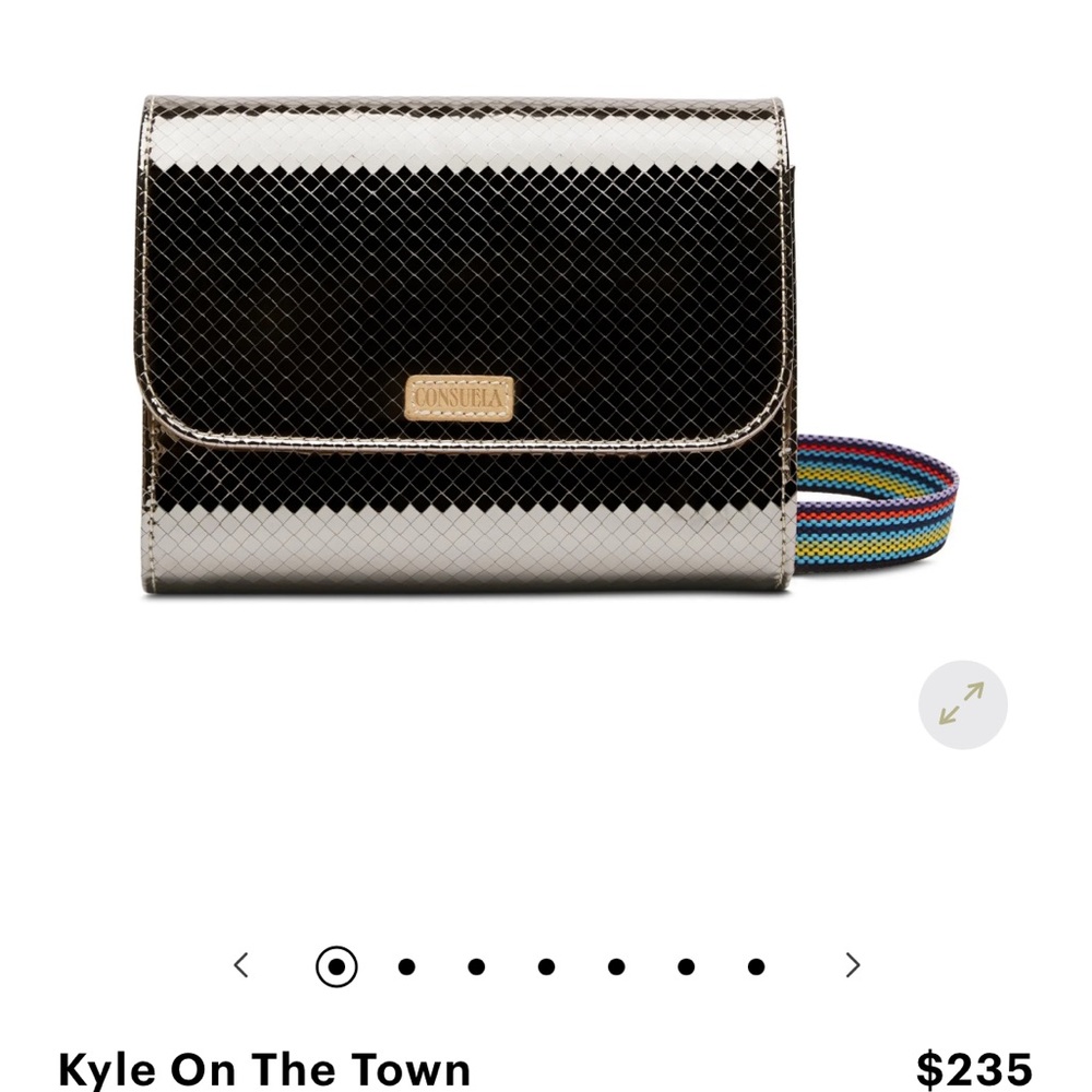 NWT-Consuela Kylie”On the Town” Striking Crossbody purse - Picture 4 of 7